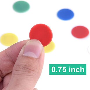 Counting Chips Plastic 500 Mixed Counters Markers Col Pieces