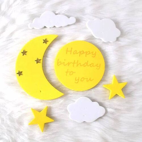 Airplane Theme Cake Decoration Cartoon Clouds Aircraft Boys