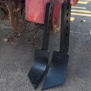 旋耕机边犁高低调节黑色边犁新款收边犁边犁尖侧边犁削边器扣边犁