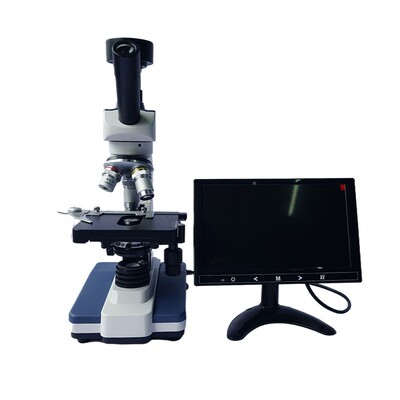 深圳显家单生物微镜远程BAI诊疗实验目器材水产养殖厂一滴血检测