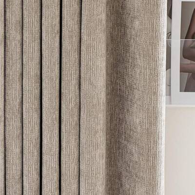 高定端制ACFG类母婴级环保雪尔窗帘法式新中式轻光奢尼绍兴遮窗帘