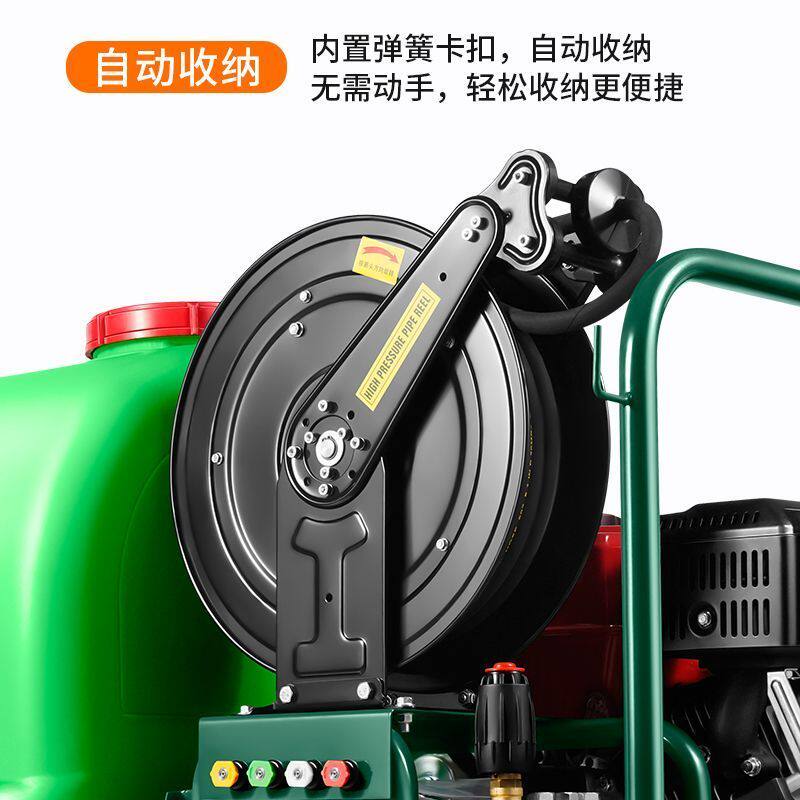华亿沃超高压移动水箱清洗机商用大功率庭院物业冲洗强力洗地水枪