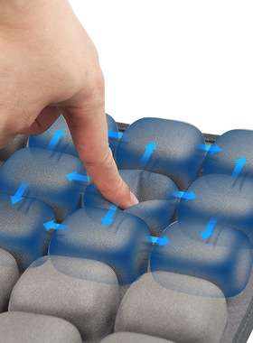 INNERNEED气囊坐垫靠背垫 3D立体气囊放松减压办公室车用座椅垫