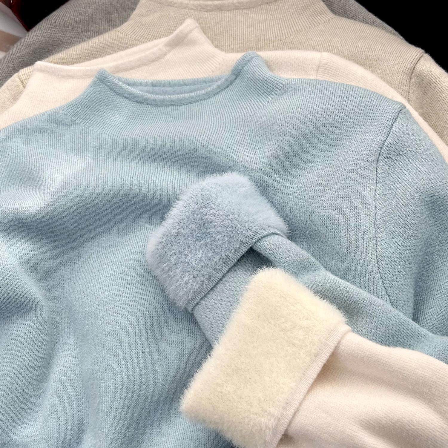 软绵加厚一体绒内搭保暖