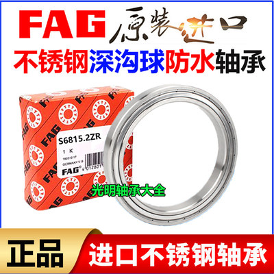 进口FAG不锈钢轴承防水S6
