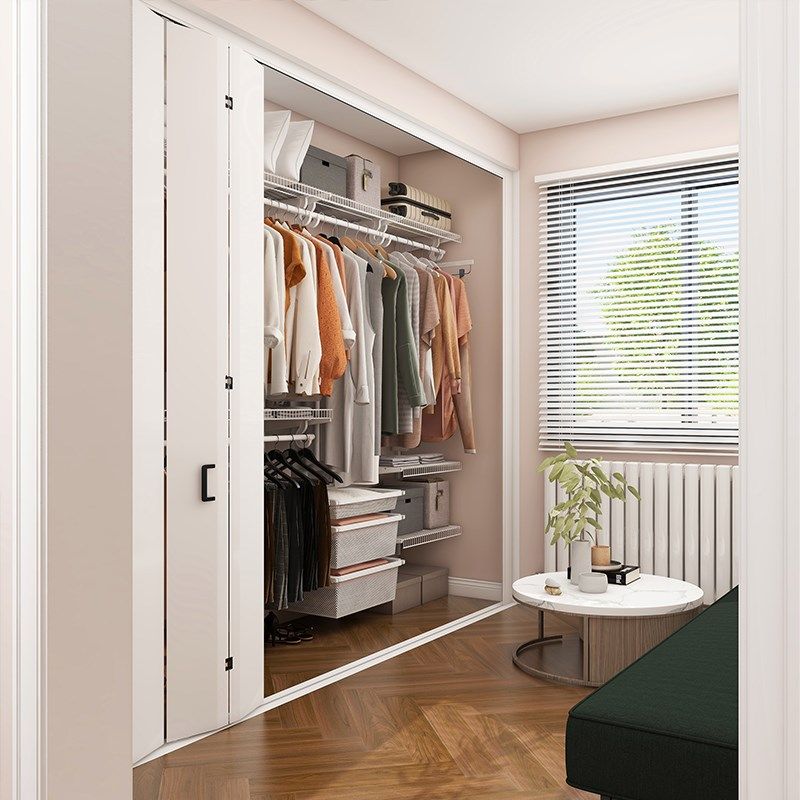 【补贴15%】铂耐金属衣柜衣帽间架子组装步入式折叠门全屋定制,住宅家具,自由组合衣柜,淘宝优惠券,粉丝福利购,淘宝优惠卷