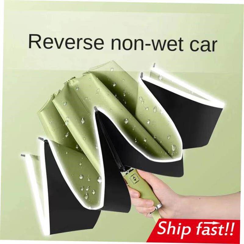 automatic umbrella folding double sun umbrella rain big