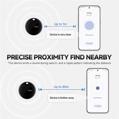 MiLi Tracker Device For google Find My Tracking iTag Bluetoo
