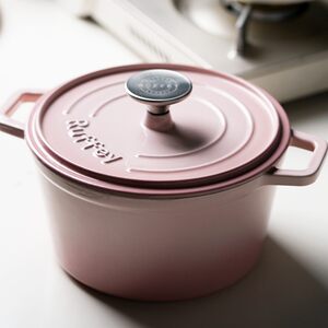 Ruffey珐琅铸铁小炖锅18/20cm饭釜多功能搪瓷辅食焖煮泡面粥奶锅