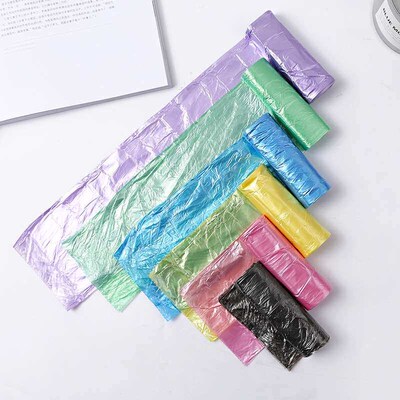 Garbage Bag Household Black Large Roll Disposable Plastic Ba