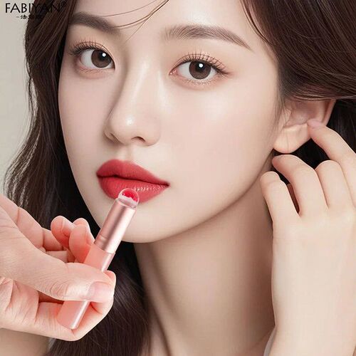 Pink/Black Silicone Lip Brush Women Girls Cosmetics Makeup