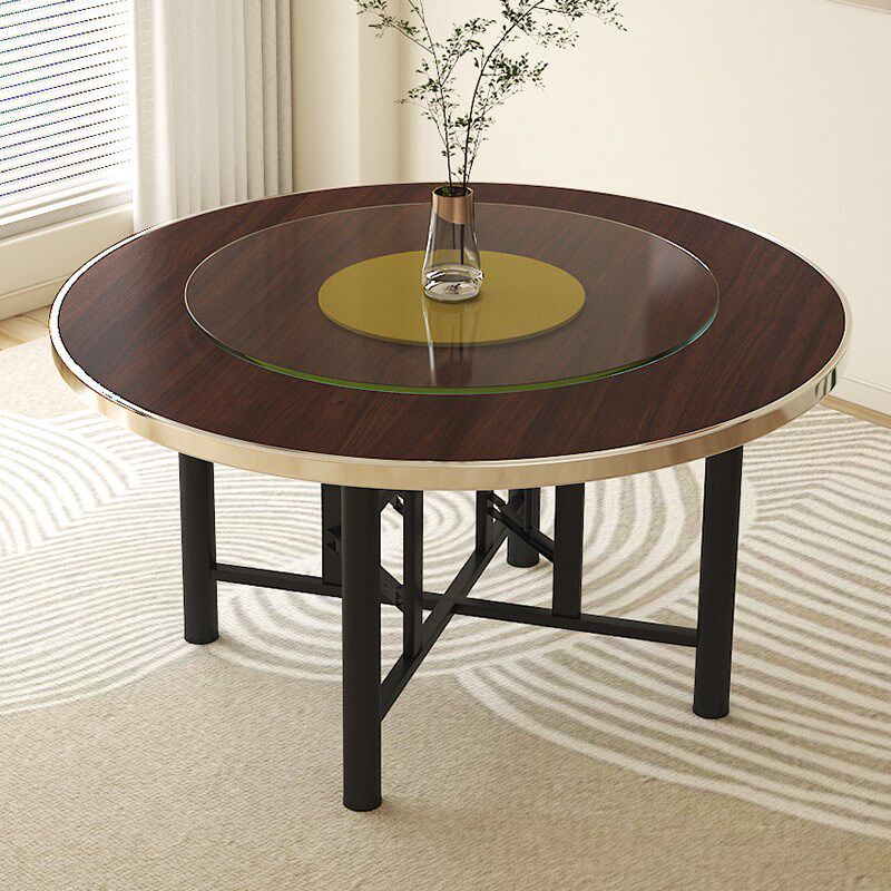 加厚大圆桌面板带转盘餐桌家用饭店酒店食堂饭桌子可折叠圆形餐桌,住宅家具,板木餐桌,淘宝优惠券,粉丝福利购,淘宝优惠卷