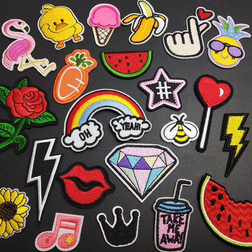 Cute Animal Badge ers DIY Embroidery Patches For Kids Clothi