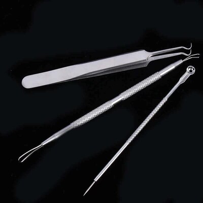 Pimple Extractor Makeup-Tools Blackhead-Remover-Kit Face