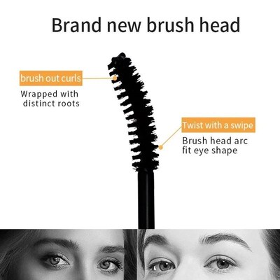 5D Volume Mascara Lasting Waterproof Quick Dry Black Curling