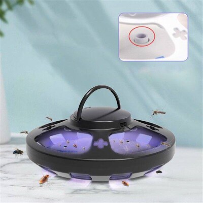 Flea Light Traps with 2 Sticky Pads USB Rechargeable