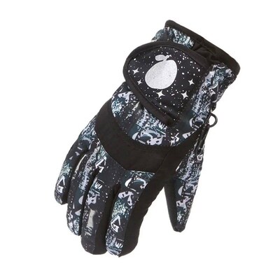 Kids Unisex Winter Snow Ski Gloves Children Mittens Outdoor