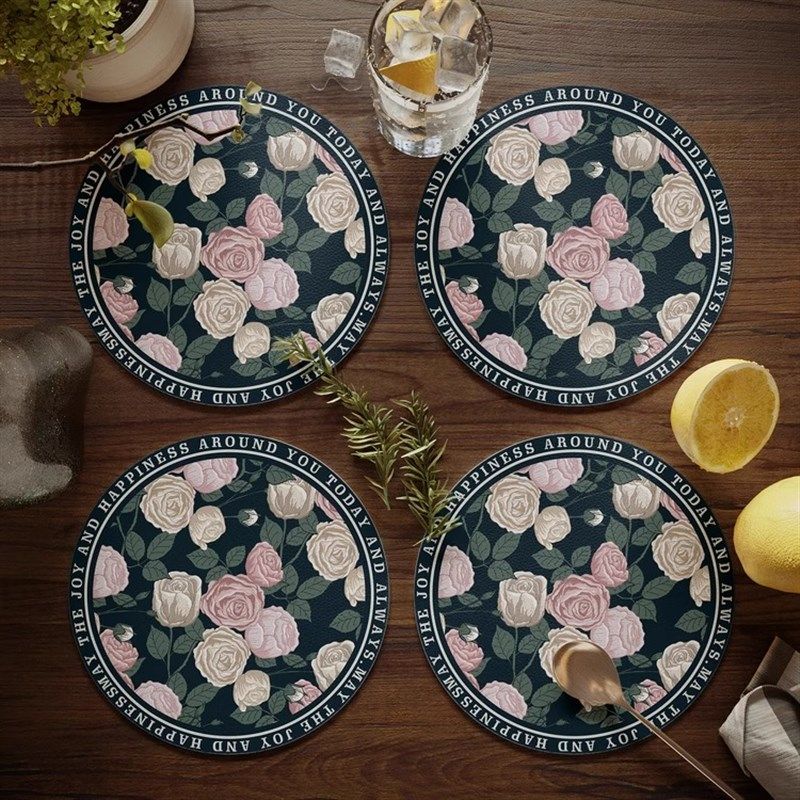 德国品质餐桌隔热垫小餐垫防水防油防烫耐高温高级感免洗水杯垫,居家布艺,餐垫,淘宝优惠券,粉丝福利购,淘宝优惠卷