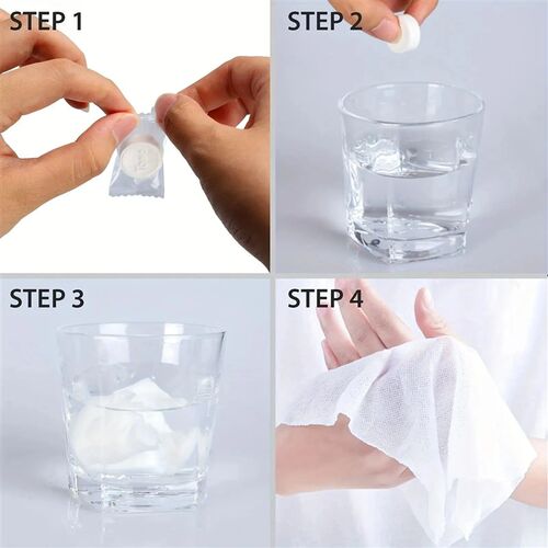 30pcs Portable Compressed Towel Disposable Face Cleaning Sof
