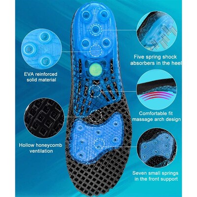 Silicone orthopedic shoes sole Insoles EVA Spring orthotic i