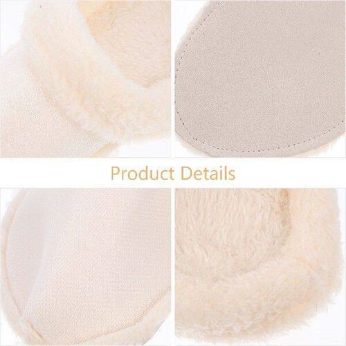 Velvet Lined Shoe Covers Slipper Insoles Women Fur Furry