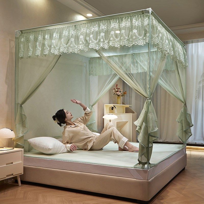 202新款蚊帐家用1.x1.9儿童1.5x1.9m2米x2米坐床笠式回底,床上用品,蚊帐,淘宝优惠券,粉丝福利购,淘宝优惠卷