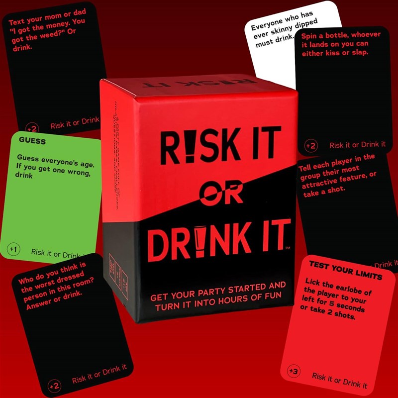 naughty game risk it or drink it Dares & Risky Questions喝酒 - 实物图