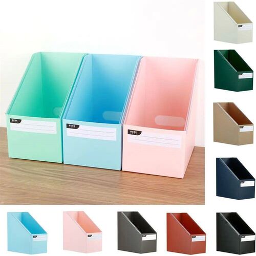 Plastic Foldable Book Storage Box Simple Large Capacity Wate