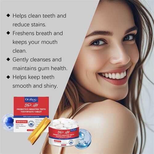 ORALHOE Mint Fresh Oral Rinse Granules - Gentle teeth cleani