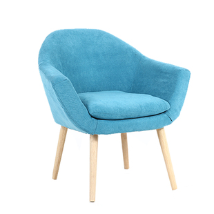 单位学校心理咨询接待室布置办公沙发茶几实木布艺单人装