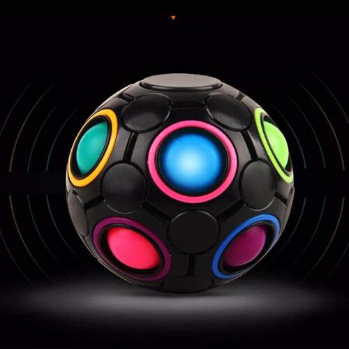 New Fidget Spinning Top Rainbow Magic Ball Fidget Toys Game