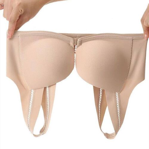 2023 Front Button Seamless Underwear Womens Small Breasts G