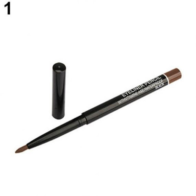 1PC Black Brown Natural Eye Liner Make Up Eyeliner Pencil Wa