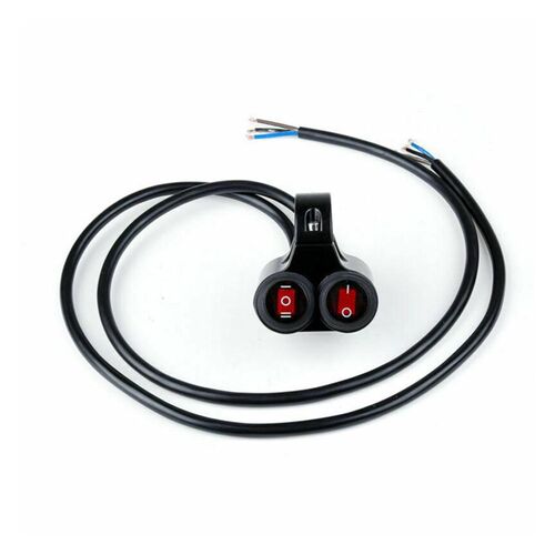 22mm Motorcycle Handlebar Dual Button Switch ON/OFF Button
