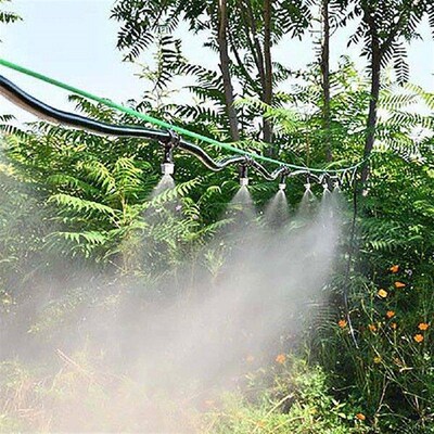 10/20M Lawn Misting Irrigation Kit Portable Garden Hose