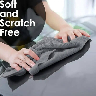 1/50pcs Gray Bamboo Charcoal Thickened Super Absorbent Dishc