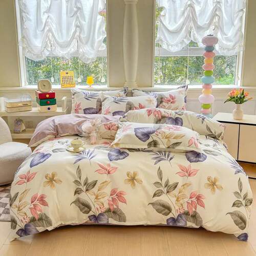 bedsheet duvet blanke quilt cover bed sheet bedding single