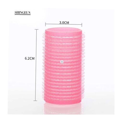 Nissi Jumbo Hair Rollers 6 Pcs Curlers Self Grip Holding