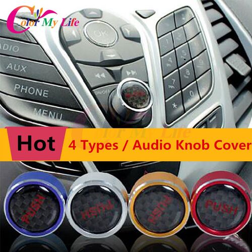 Color My Life Aluminum Car Audio Switch Control Knob Protec