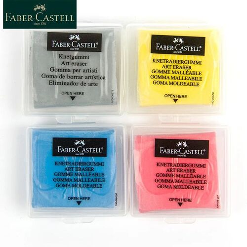 Faber-Castell Plasticity Rubber Soft Art Eraser Wipe highlig