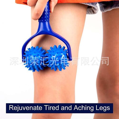 Y-type pneumatic massage stick double-head pricking ball mer