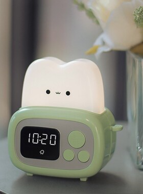 JOJOS L. PD.Rit.闹钟时光面包机夜灯灯卧室宿舍计时器钟丨瑞塔