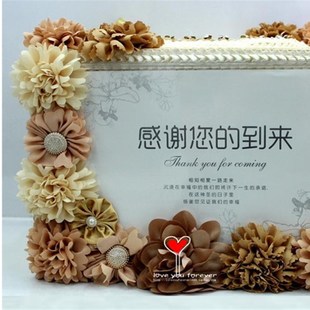 金色结婚庆用品礼金箱高档婚礼满月宴年会签到台礼金箱红包抽奖箱