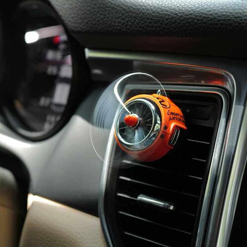 Future Technology Car Air Freshener Cyberpunk Rotating Prope