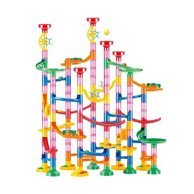 Marble Run Race Track Building Blocks Kids 3D Maze Ball Roll