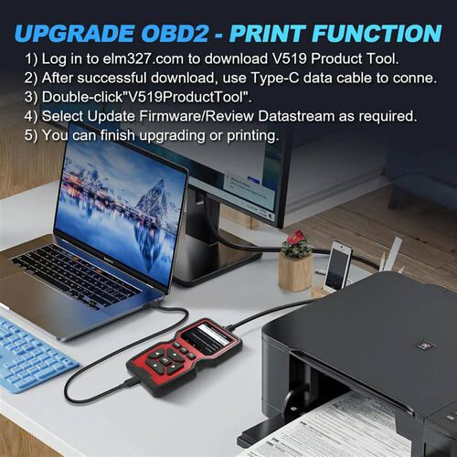 V519 Professional obd2 Scanner Diagnostic Tool EML327 OBD II