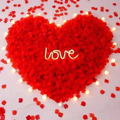 Lots Artificial Fake Rose Petals Red Roses Petal Flower Simu