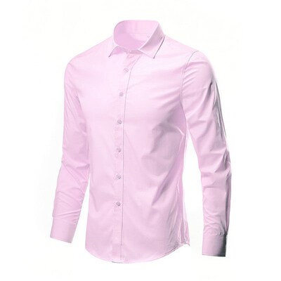 Mens White Shirt Long-sleeved Non-iron Business Professiona