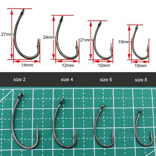 6pcs Carp Fishing Line Soft Hooklink Braided Hook link Hair