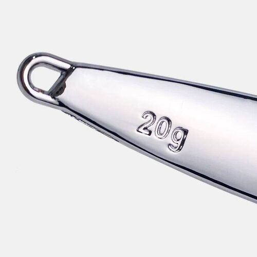 1pc Silver Color Sea Fishing Bait 20g 30g 40g 60g 80g 100g 1